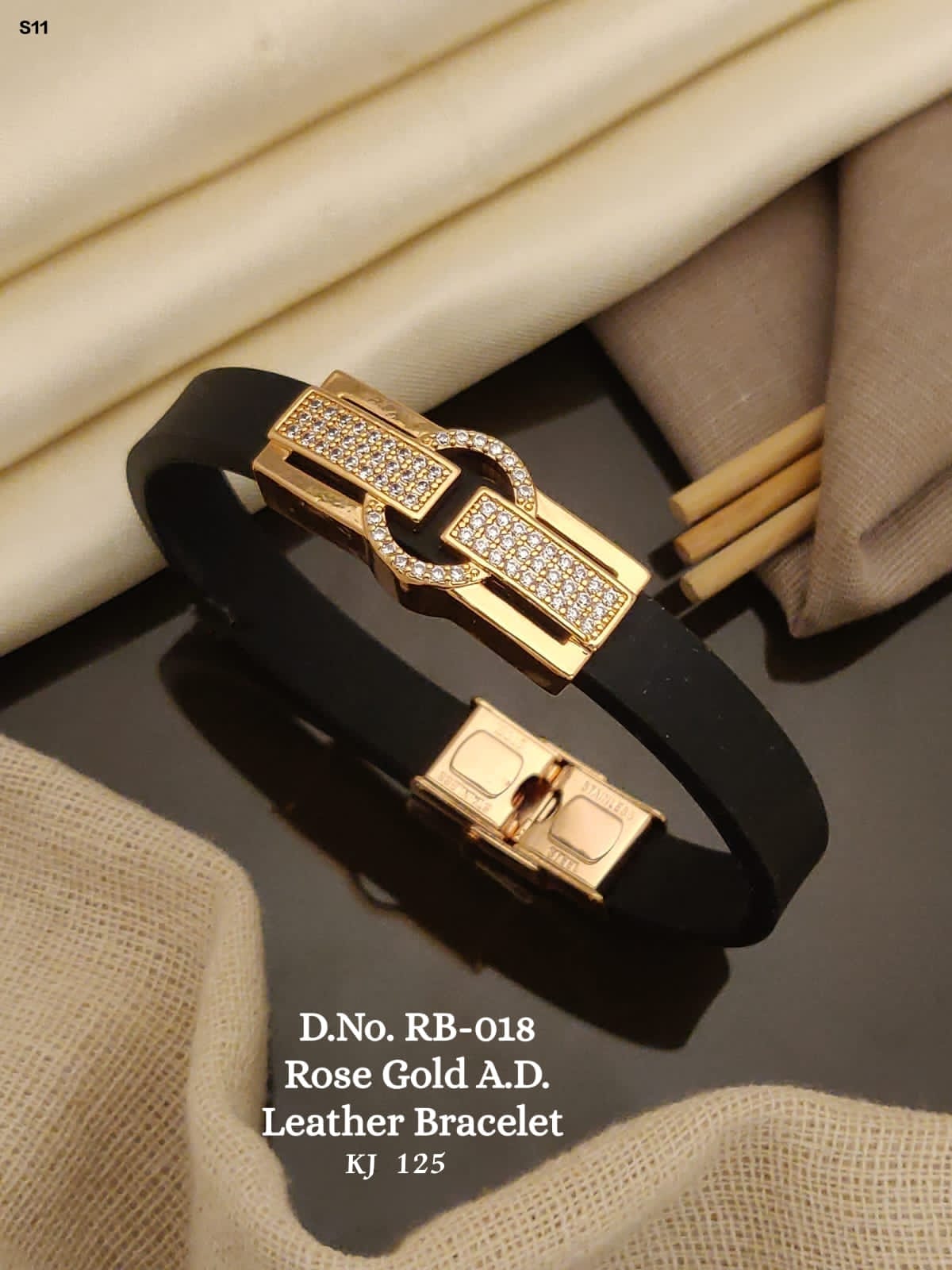 AD Leather Belt  Bracelet